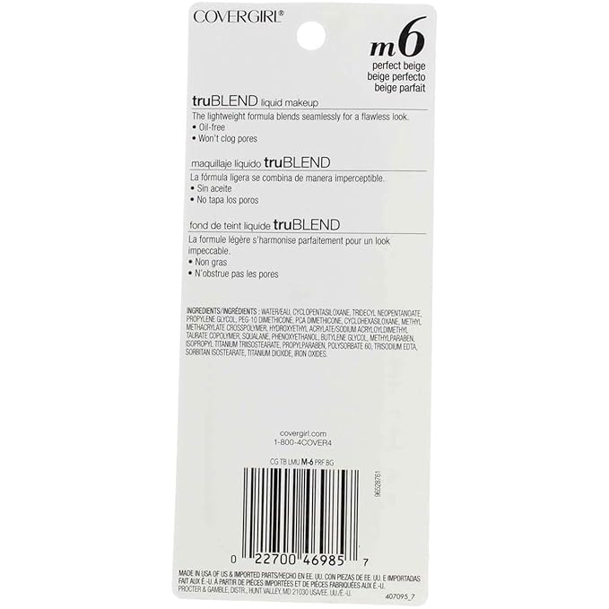 Covergirl Trublend Liquid Makeup, Perfect Beige, 5 Ounce-VivaGrace Women