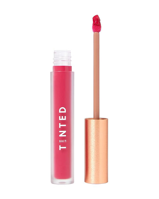Live Tinted Huelip Liquid Lip Crème - Weightless, Long-Lasting Liquid Lip with Hyaluronic Acid and Jojoba Oil For a Soft, Comfortable, Moisturized Finish - 0.09 fl oz - Magenta-VivaGrace Women