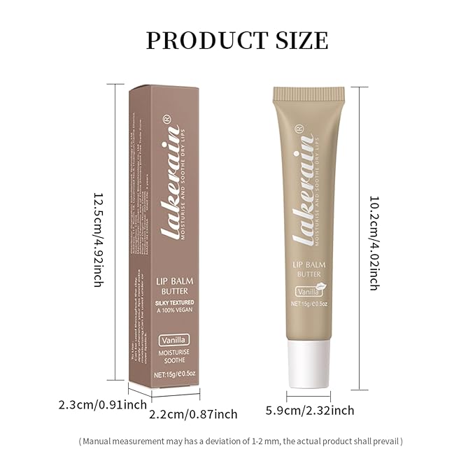 Lip Butter Balm, Day/Night Hydrating Lip Mask, Moisturizing Lip Balm Butter, Ultra-Nourishing Lip Care Moisturizer, Lip Butter Gloss Shine Lip Glow Oil Makeup#1#2#3-VivaGrace Women