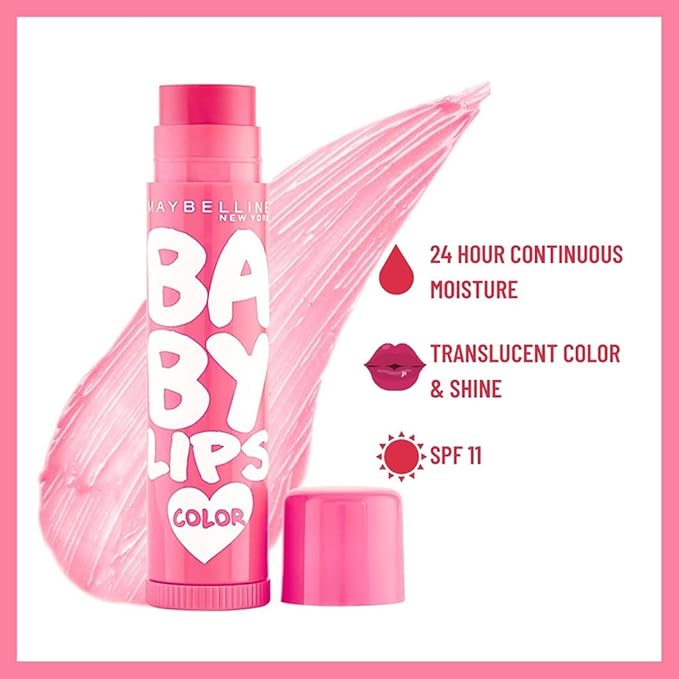 Maybelline Baby Lips Loves Color Lipcare Spf 16 - Pink Lolita-VivaGrace Women