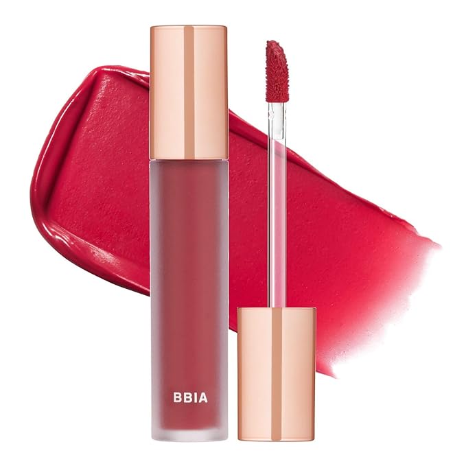 BBIA Last Velvet Tint - Soft & Creamy Matte Finish Lip Stain, Blur Effect with Velvety Texture, Long-Lasting, High Pigment, Lightweight, Non-Drying, Vegan, Korean Lip Makeup (V19 MORE DAZZLING)-VivaGrace Women