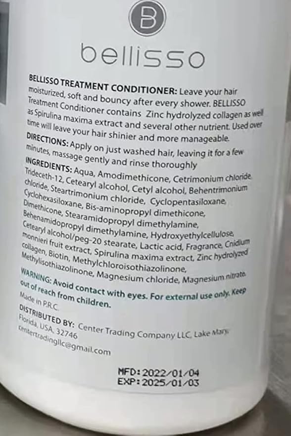 BELLISSO Biotin Conditioner - Sulfate Free Hair Thickening Products for Women and Men - Deep Conditioning Treatment for Dry Damaged Strands-VivaGrace Women