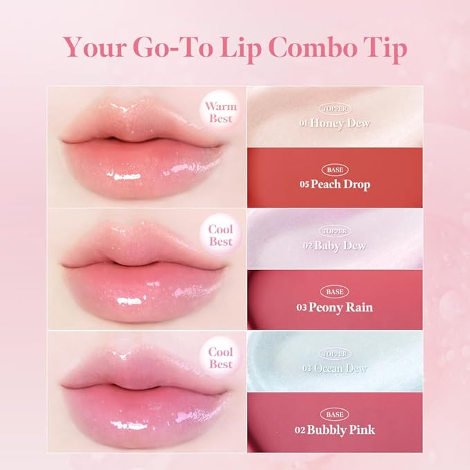 MILKTOUCH Dew Stain Sheer Lip Gloss (01 Honey Dew, 0.14 Fl Oz (Pack of 1))-VivaGrace Women
