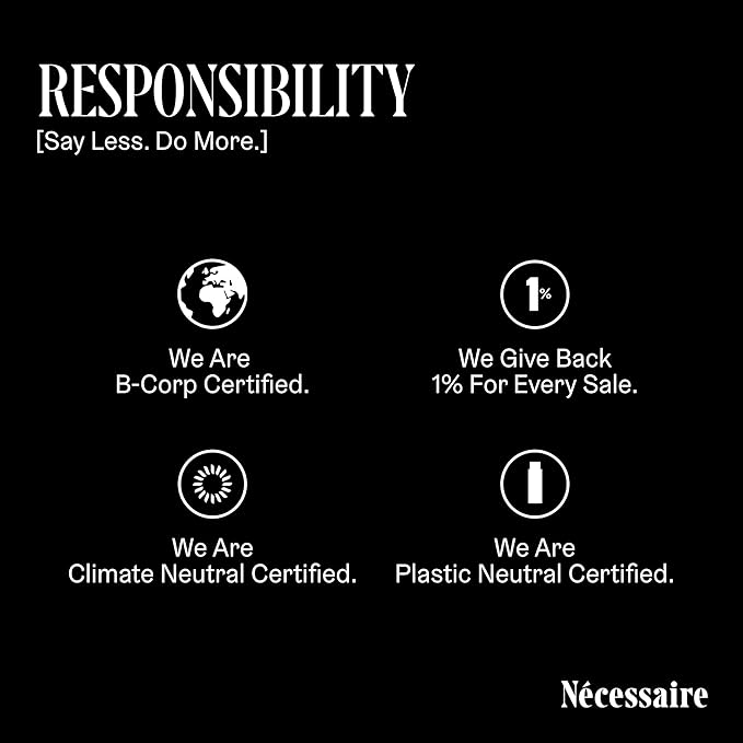 Nécessaire The Body Wash. Fragrance-Free. Multi-Vitamin Gel Cleanser. Nourish, Soften. Hypoallergenic. Dermatologist-Tested. No SLS/SLES. 250 ml / 8.4 fl oz-VivaGrace Women