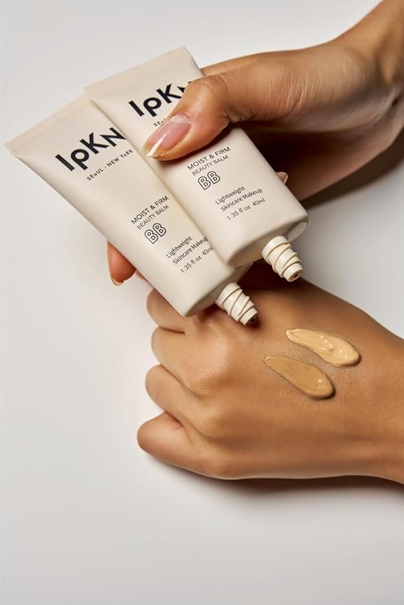 IPKN Moist & Firm BB Cream - Ultra-Hydrating Daily BB Cream with or without SPF40 - Lightweight, Non-Greasy Face Base with Antioxidants for Smooth, Radiant Skin-VivaGrace Women