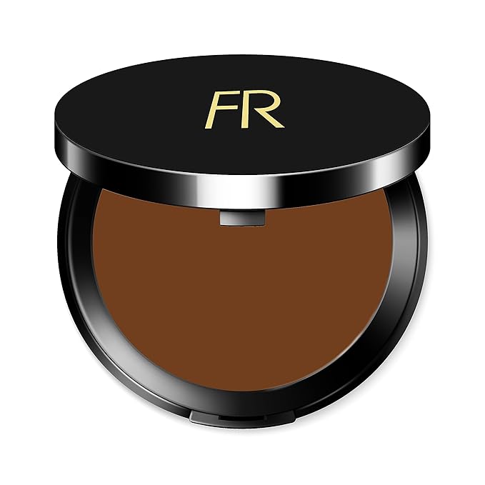 Cream To Powder Foundation by Flori Roberts, Full Coverage for Women of Color or Deeper Skin Tones, Long Lasting Makeup, Matte Finish, Covers Uneven Complexion and Hides Imperfections, 0.30 oz-VivaGrace Women