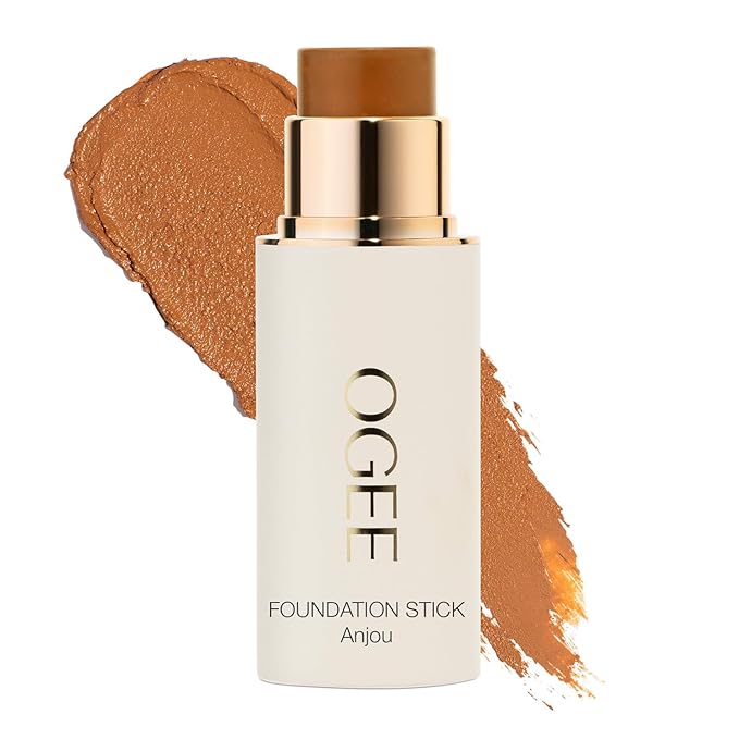 Ogee Sculpted Complexion Foundation Stick (Anjou 11.5N - Deep Beige, Golden Undertones) Full Coverage Foundation Makeup - Instantly Balance & Even Complexion - 70% Organic Ingredients-VivaGrace Women