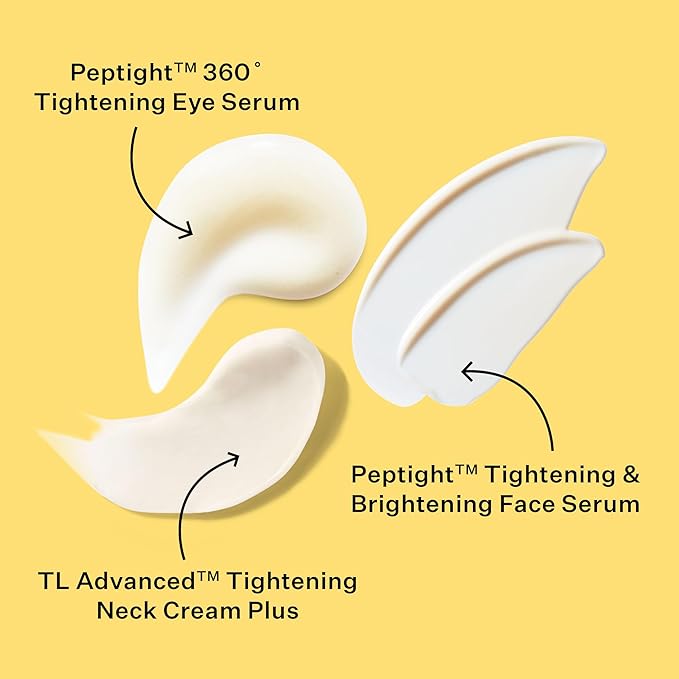 StriVectin Tighten & Lift Power Starters Trio Kit, 3 piece Peptide Kit for Face, Eyes and Neck, to help visibly reduce the look of Wrinkles and Fine Lines-VivaGrace Women