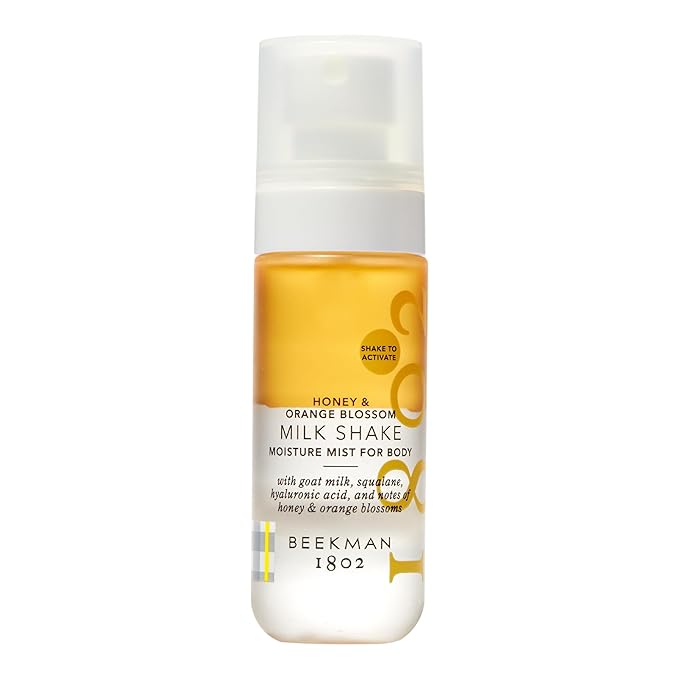 Beekman 1802 Honey & Orange Blossom Milk Shake - Body Mist - 2.0 fl. oz - With Hyaluronic Acid & Jojoba Oil - Instantly Moisturizes, Hydrates & Softens - Good for Sensitive Skin - Cruelty Free-VivaGrace Women