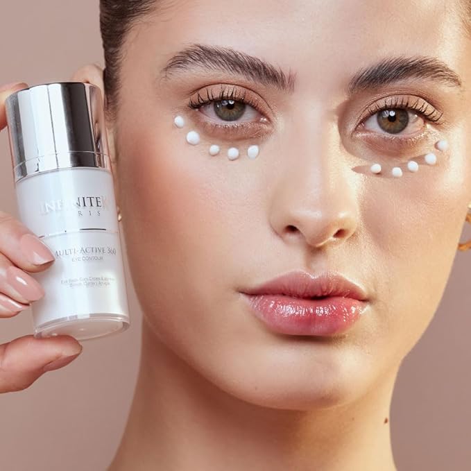Infinitek Paris Multi-Active Collagen Eye Cream & Retinol Serum Eye Contour - Anti Aging Eye Cream for Wrinkles, Under Eye Treatment for Dark Circles and Under Eye Wrinckle Repair. 0.50 Fl Oz-VivaGrace Women