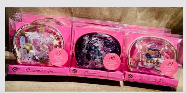 Glam Cosmetic Accessory Kit - 50 items (Star)-VivaGrace Women
