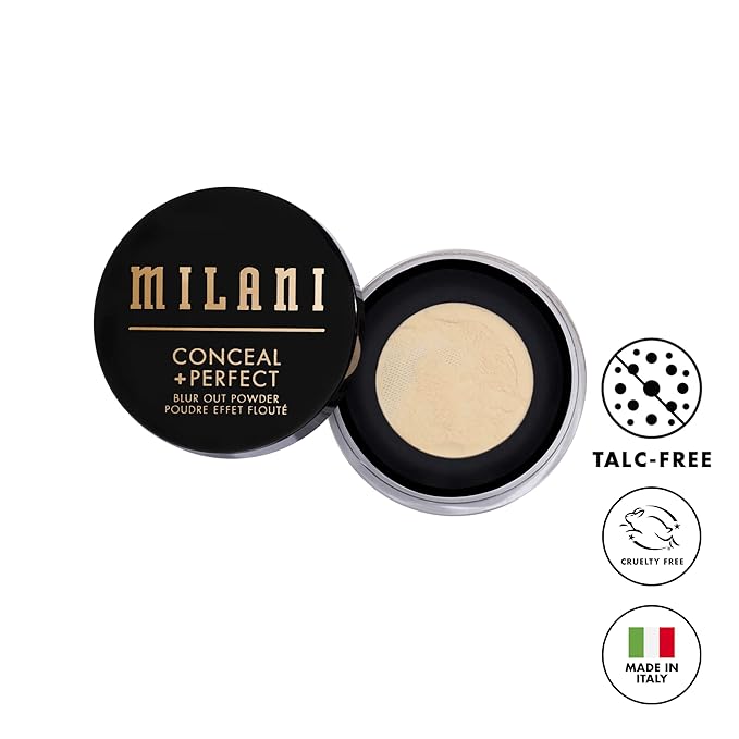Milani Conceal + Perfect Blur Out Matte Setting Powder for All Skin Tones-VivaGrace Women