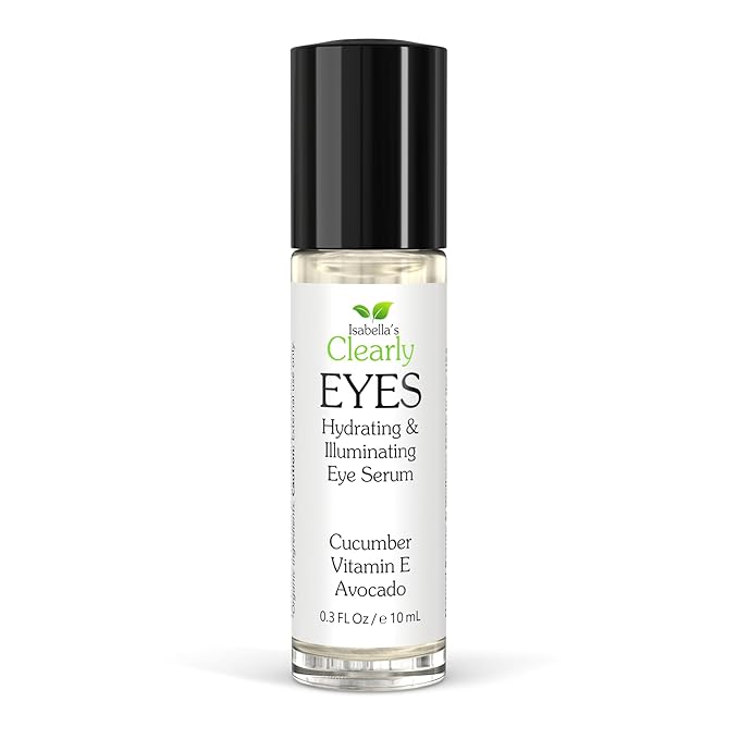 EYES, Natural Anti Aging Eye Serum | Hydrating and Firming Instant Treatment for Tired Puffy Eyes, Dark Circles, Swollen Eyelid, Eye Bags with Cucumber and Avocado | Made in USA-VivaGrace Women
