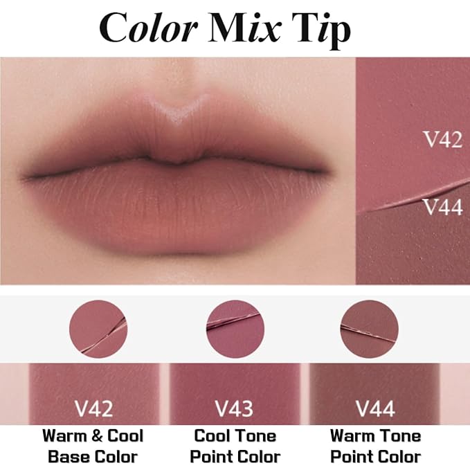 BBIA Last Velvet Tint - Soft & Creamy Matte Finish Lip Stain, Blur Effect with Velvety Texture, Long-Lasting, High Pigment, Lightweight, Non-Drying, Vegan, Korean Lip Makeup (V42 SO GOOD FIG)-VivaGrace Women