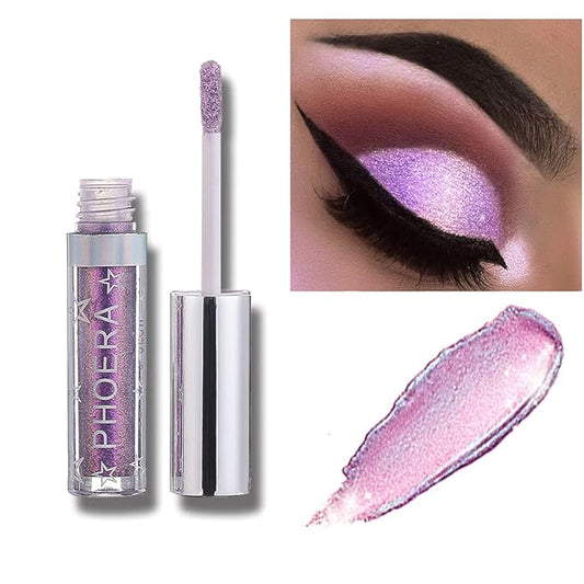 Glitter Eyeshadow,Makeup For Eyes Liquid Shimmer Sparkle Glow Light Colors Pencil Stick Shiny Long Lasting Waterproof Shining Eye Shadow Sets Metallic Pigments Metals Gloss Sparkling Pen Kit (A110)-VivaGrace Women