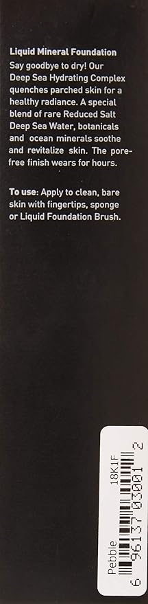 Youngblood Liquid Mineral Foundation, Pebble, 17 Shades, Vegan, Cruelty Free, Gluten-Free-VivaGrace Women