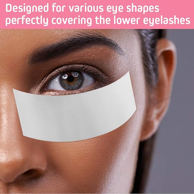 Foam Eye Pads Lash Extensions - Akissos 110 PCS Pre Cut Medical Foam Tape Under Eye Pads Eyelash Extension Supplies Beauty Tools Lint Free Hypoallergenic No Latex Waterproof - 2 Rolls-VivaGrace Women