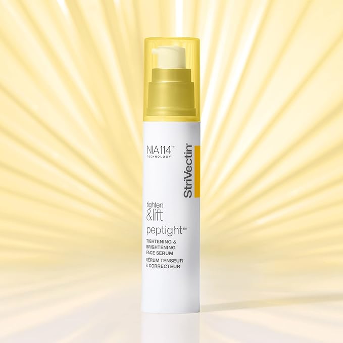 StriVectin Tighten & Lift Peptight Tightening & Brightening Face Serum with Peptides for Even Skin Tone, 1.7 Fl Oz-VivaGrace Women