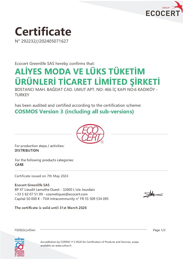 ALIYE'S A Beauty Elixir - All In One - Face & Body & Hair Oil Ecocert/Cosmos Natural Certified, Vegan, Non-GMO, Alcohol - Silicone Paraben Free, Derma-VivaGrace Women