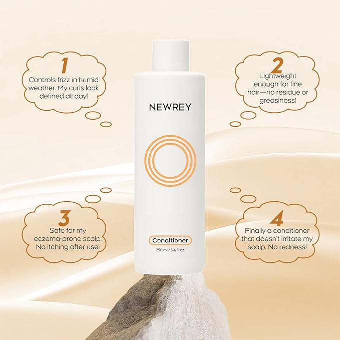 Hydrating Conditioner for Dry, Damaged Hair - 8.4oz | Moisture Repair Treatment with Hydrolyzed Keratin & Coconut Oil for Smooth, Shiny, Manageable Hair-VivaGrace Women