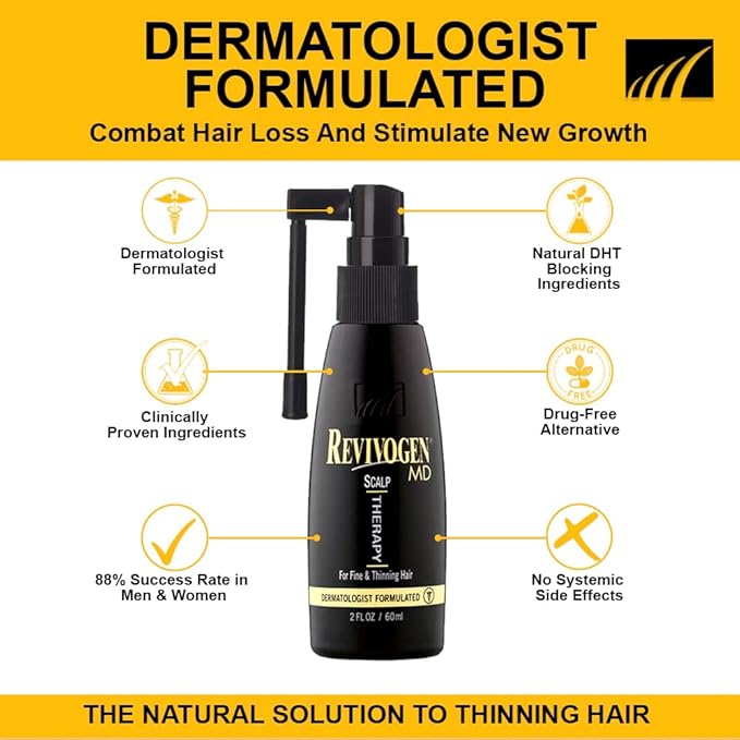 Revivogen MD Scalp Therapy Thinning Hair Solution, Shampoo & Conditioner Set-VivaGrace Women