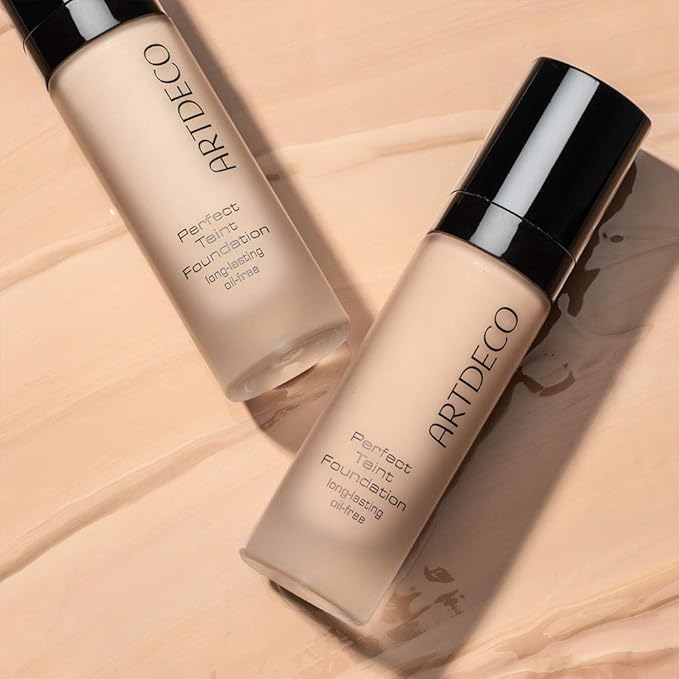 ARTDECO Perfect Teint Foundation - Soft Vanilla N°12 - Lightweight Liquid Formula - Medium to Full Coverage - Without Mask-Like Effect - Conceals Imperfections - Vegan Makeup - Hyaluron - 0.67 Fl Oz-VivaGrace Women