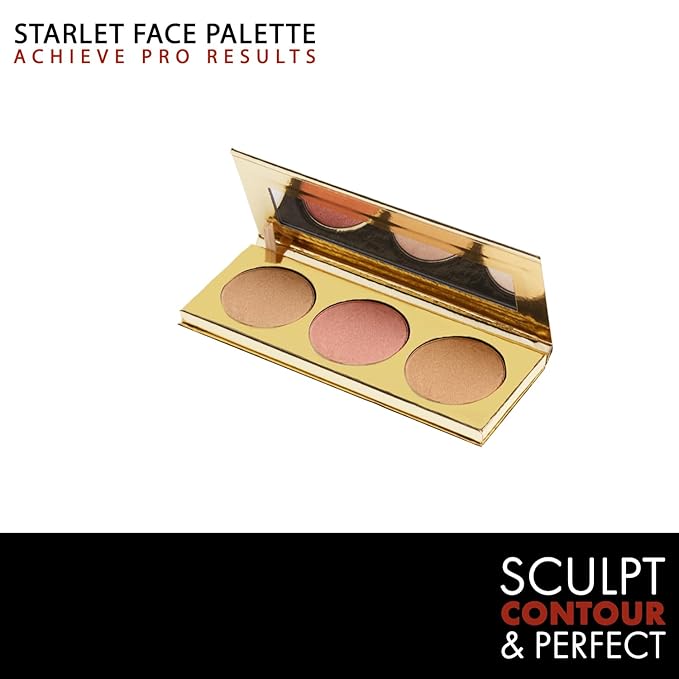 Blush and Bronzer Palette (Honeymoon) by Gerard Cosmetics | Vegan Powder Contour and Blush Makeup Palette | Professional Pigmented Formula | Cruelty Free and Made in the USA-VivaGrace Women