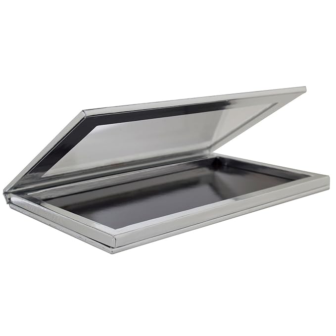 Z Palette Large Metallic Collection (Metallic Silver) with 20 Piece Metal Stickers - Made Exclusively for JUVITUS-VivaGrace Women