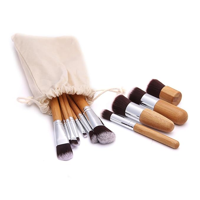 All In One Color Correcting Palette + 8 Makeup Brushes, 3D Cosmetics Cream Contour Highlighting Foundation Makeup Palette Long Lasting for Sculpt &Highlighting, Define Cheekbones-VivaGrace Women