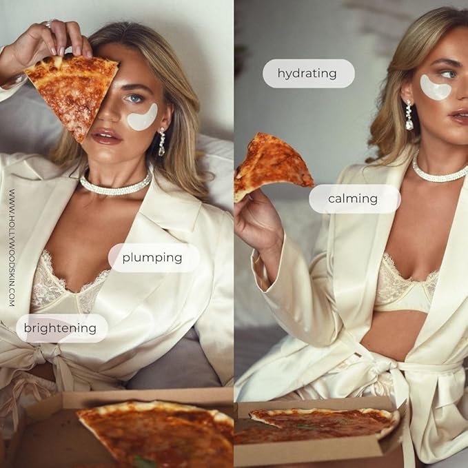 Anti-age under eye masks - With Hyaluronic Acid, Collagen & Vitamin C. Natural gel eye masks, under eye gel patches for dark circles & puffy eyes. Anti wrinkle skincare, hydrating & soothing. 20 pairs-VivaGrace Women