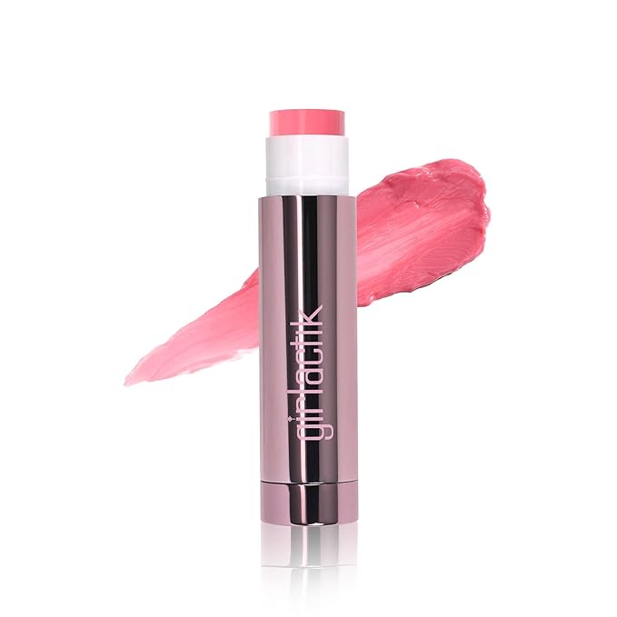 Girlactik Jello Gloss Lip Balm - Original Lip Care with Vitamin E, Aloe Vera, Avocado and Apricot Kernel Oil for Hydrating, Moisturizing Lip Balm with Glossy, Smooth, 4.5 g / 0.15 oz (Be Pink)-VivaGrace Women