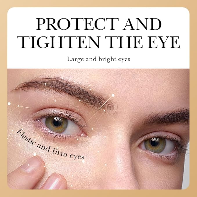 3D Crescent Design Under Eye Patches (5 Pairs) - Crystal Under Eye Mask with Eye Cream, Specifically for Canthus Wrinkles and Dryness Around the Eyes (Crystal)-VivaGrace Women