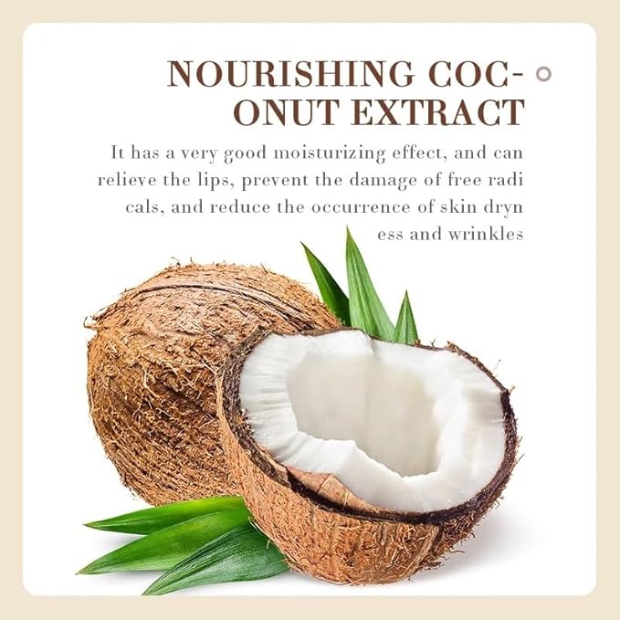 Sadoer Coconut Oil lip balm-VivaGrace Women