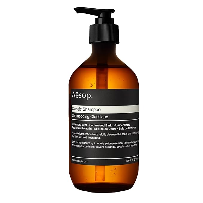 Aesop Classic Shampoo | Gentle Formulation | Leaves Hair Shiny, Soft, Freshened | Rosemary Leaf, Cedarwood Bark, Juniper Berry | 16.9 oz / 500mL-VivaGrace Women