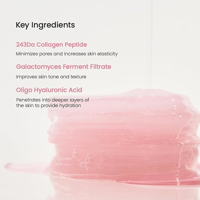 Biodance Collagen Gel Toner Pads, Pore Minimizer for Face, Improving Elasticity, Gentle Exfoliating Toner Pads for Sensitive Skin, Korean Skincareㅣ4.93 fl.oz.(140g)*60Pads-VivaGrace Women
