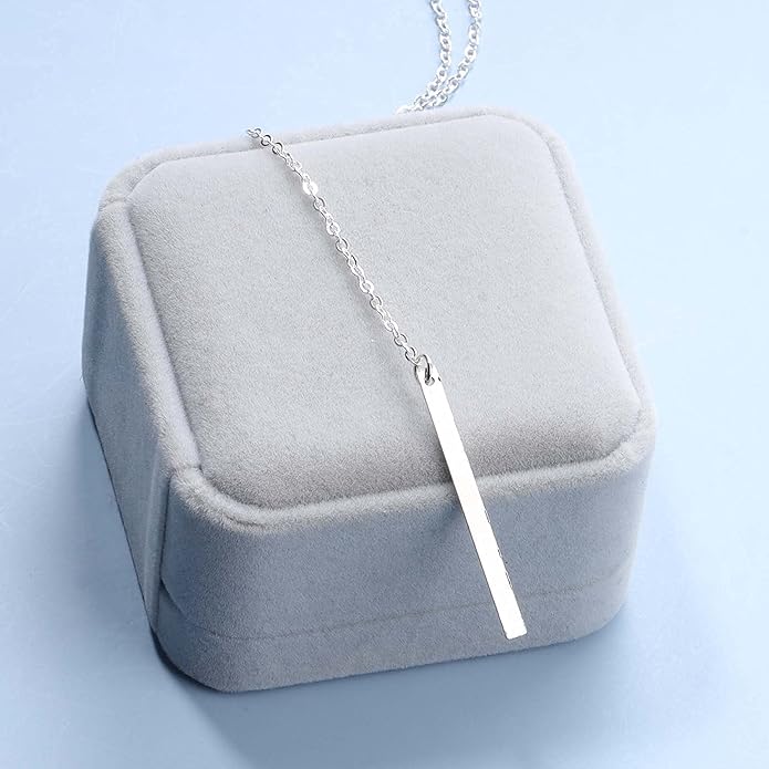 Boho Long Bar Necklace Choker Y Lariat Necklace Chain Minimalist Drop Necklace Jewelry for Women and Girls-VivaGrace Women