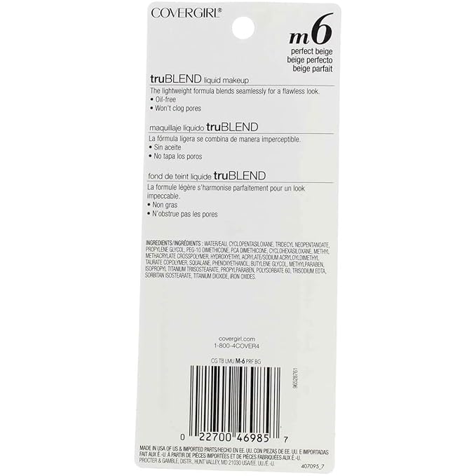 Covergirl Trublend Liquid Makeup, Perfect Beige, 5 Ounce-VivaGrace Women