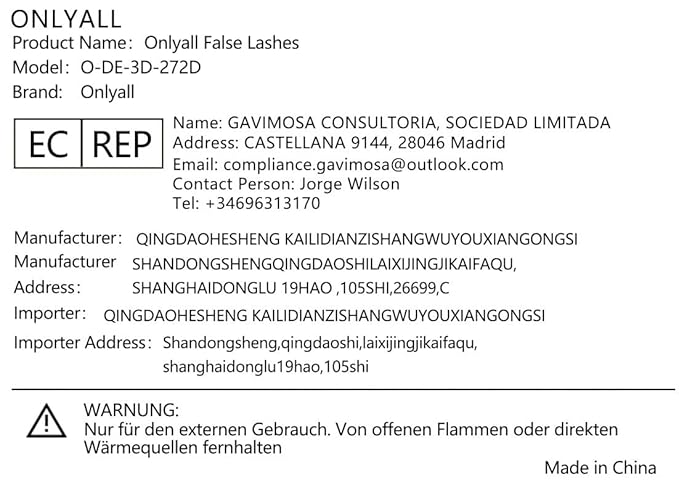 Onlyall Cat Eye Lashes Mink Lashes Fluffy Eyelashes Cat Eye False Lashes Fox Eye Lashes 7 Pairs F02-VivaGrace Women