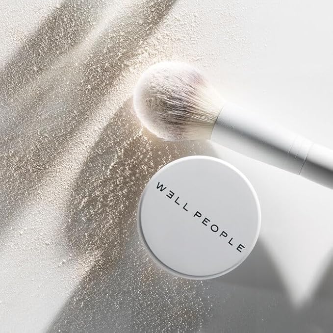 Well People Powder Complexion Brush, Soft & Fluffy Face Makeup Brush For Evenly Applying Loose Powder, Great For Large Areas, Cruelty-free Bristles-VivaGrace Women