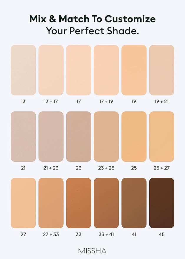 MISSHA M PERFECT COVER SERUM BB CREAM No.23 Natural Beige-Light/Medium with Cool/Neutral Undertone, BB Cream by Cardi B Pick, Skin Tint, Tinted Moisturizer, Skin Care Foundation Makeup, 1.18 Fl oz-VivaGrace Women