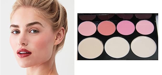 Eyeshadow Makeup Set,39 Colors Combination with Eyeshadows & Facial Blushers & Lip Glosses & Pressed Powders & A Mirror Combo, All-in-One Makeup Gift Kit-VivaGrace Women