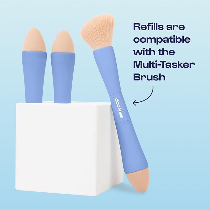 Alleyoop Multi-Tasker 4-in-1 Makeup Brush - All-in-One Multi-Tasking Blending Sponge Refill 2-Pack-VivaGrace Women