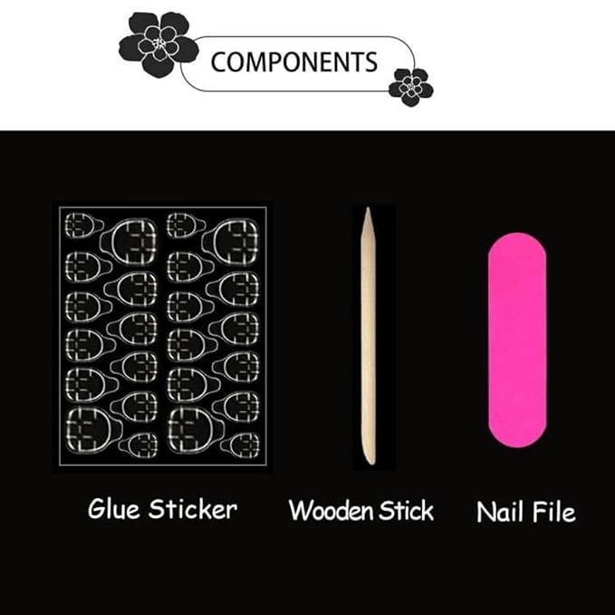 Blue Press on Nails Ocean Medium Almond Fake Nails with Design Fish Glue on Nails Glossy Summer Nails Press on,Reusable False Nails for Women Girls Manicure 24pcs