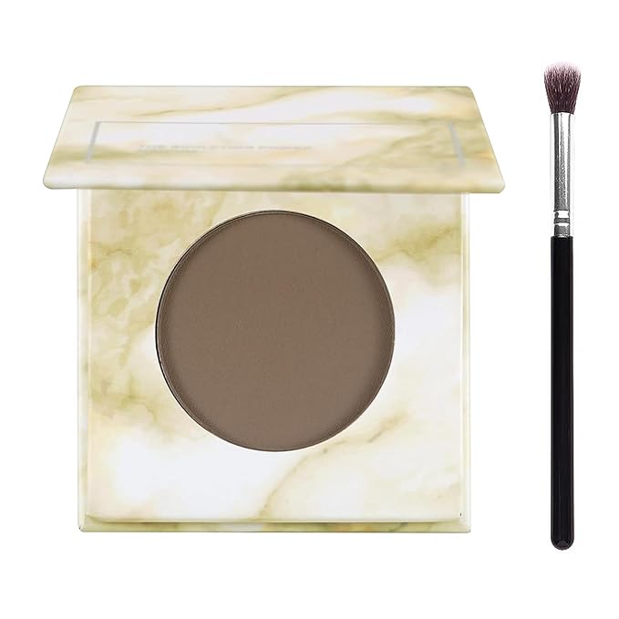Brown Face Contour Palette,Stereo for Face Retouching, Eye Shadow Matte Highlighting Shadow Finish Palette, Natural,Low Saturation Makeup Contour Face Palette-VivaGrace Women