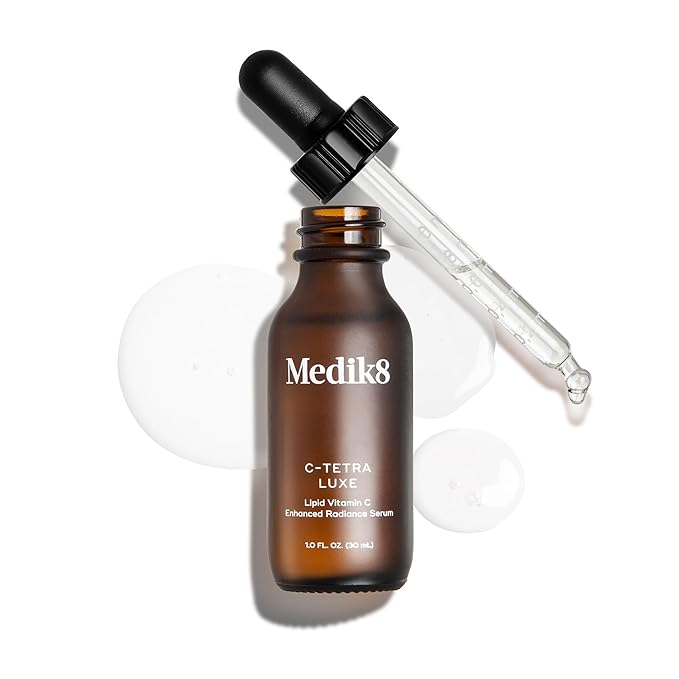 Medik8 C-Tetra Luxe - Balancing Vitamin C Serum For Face - Smooths Fine Lines and Wrinkles - Face Serum with Squalane - Vegan and Gluten Free - 1.0 oz-VivaGrace Women