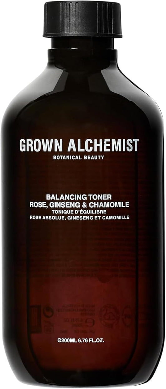 Grown Alchemist Balancing Toner, Alchohol-Free with Rose, Ginseng, Chamomile 200mL-VivaGrace Women
