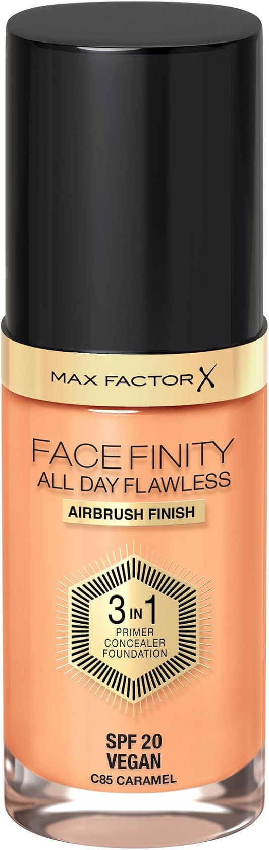 Max Factor Facefinity All Day Flawless 3 In 1 Foundation SPF 20, No. 85 Caramel (81377984)-VivaGrace Women
