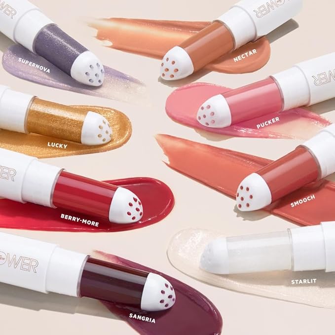 FLOWER BEAUTY By Drew Barrymore Perfect Pout Hydrating Lip Mask - Soothes + Softens Lips + Natural-Looking Tint - Recovery Lip Treatment + Moisturizes + Hydrates Lips - Scented - Cruelty-Free + Vegan ( Starlit)-VivaGrace Women