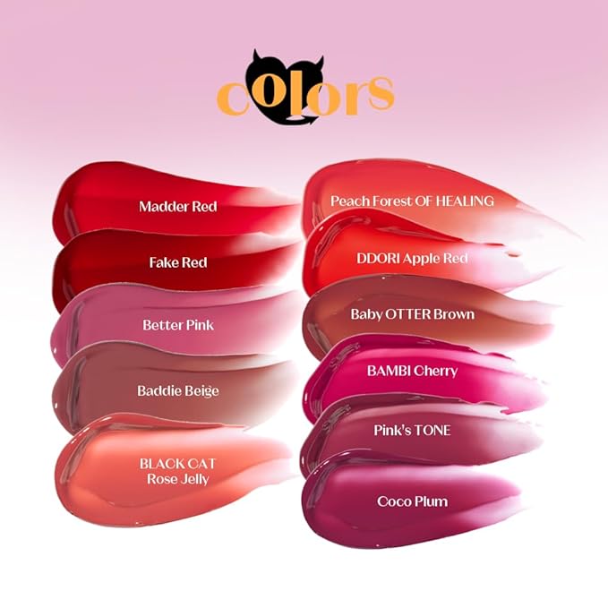 ETUDE Over Growy Lip Stain Tint, Fake Red, 0.1 oz (3 g), Lipstick, Glossy Finish, Highly Moisturizing, Melotint, Plush, Glossy, Volume, Vegan Certified-VivaGrace Women