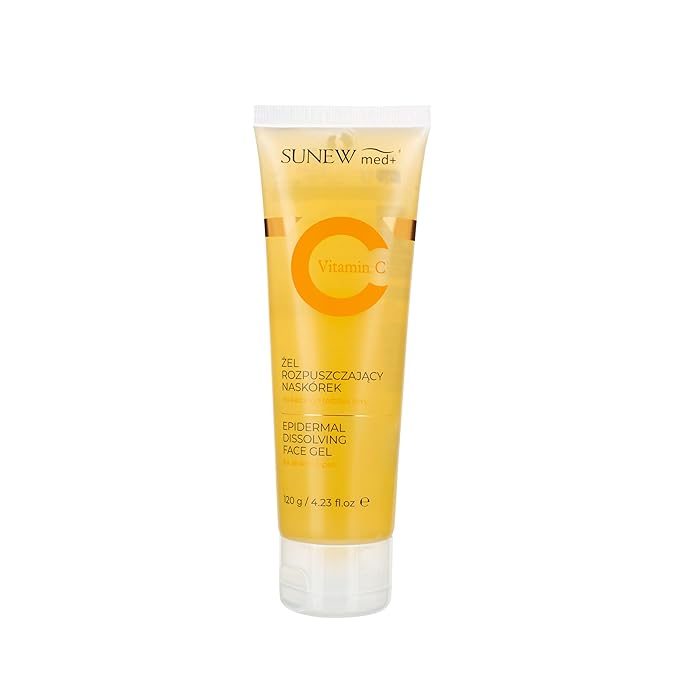 SunewMed+ Vitamin C Epidermal Dissolving Face Gel for all Skin Types Vitamin C Gel for Face Exfoliating 4.06 Fluid Ounce